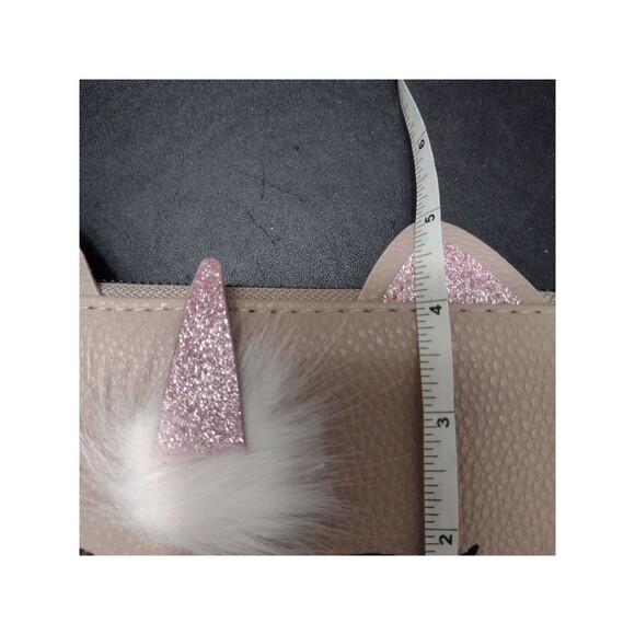Unicorn wallet in natural with pink - Picture 5 of 7